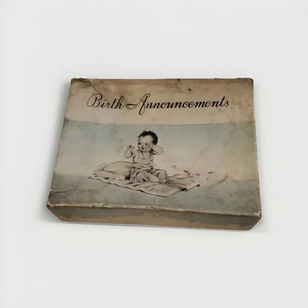 Lot of  20 Vintage Baby Announcement/ Birth‎ Greeting Cards